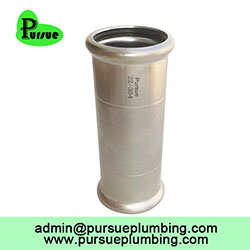 Slip coupling high quality plumbing M profile inox pipe press fittings