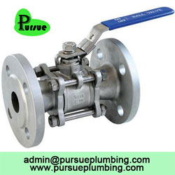 3 piece flange ball valve
